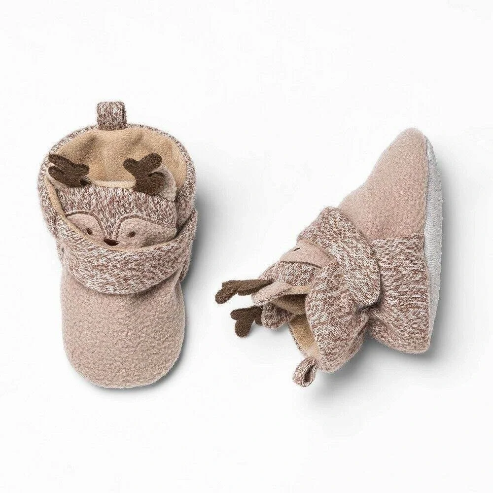 NWT Cat & Jack‎ reindeer bootie slippers